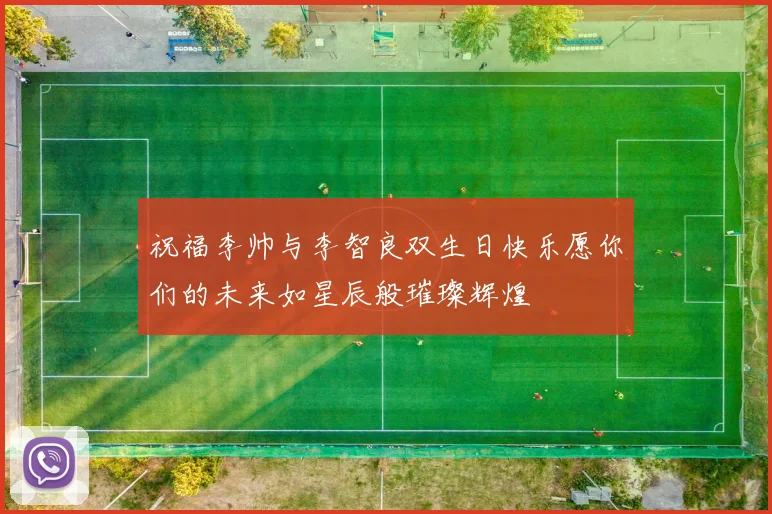 祝福李帅与李智良双生日快乐愿你们的未来如星辰般璀璨辉煌